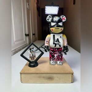 Tokidoki LA Robber 400% 100% Bearbrick Medicom Toy Be@rbrick Set 2009 Toki Doki